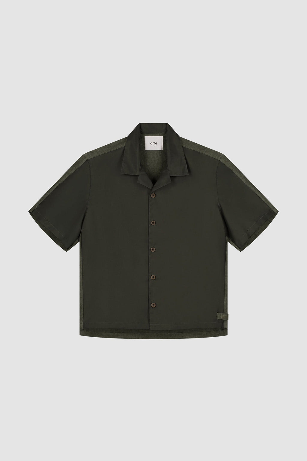 Chemise en lin et nylon - Vert
