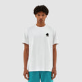 T-shirt Taut Heart Logo - Blanc
