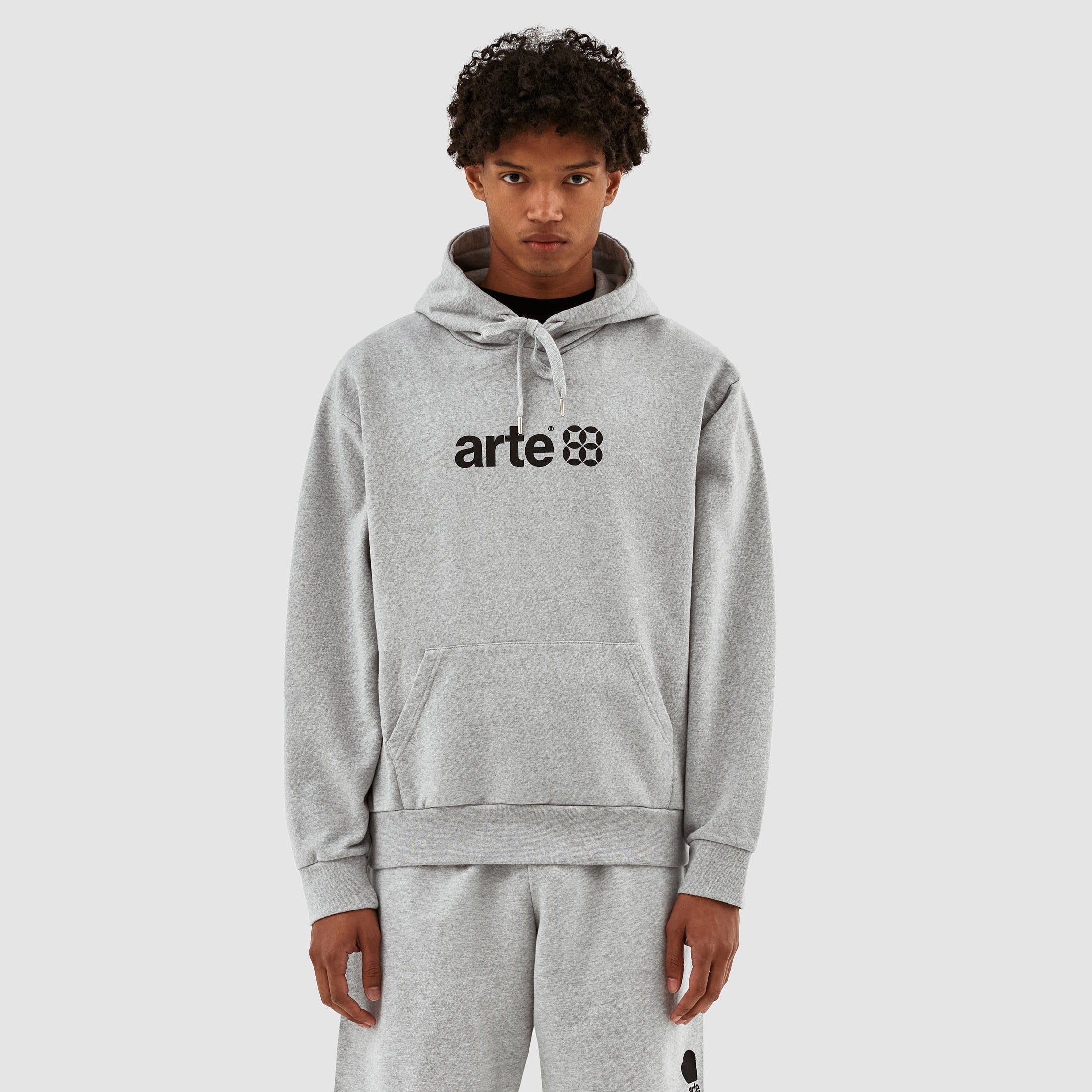 Hannes SS23 Logo Hoodie - Gris