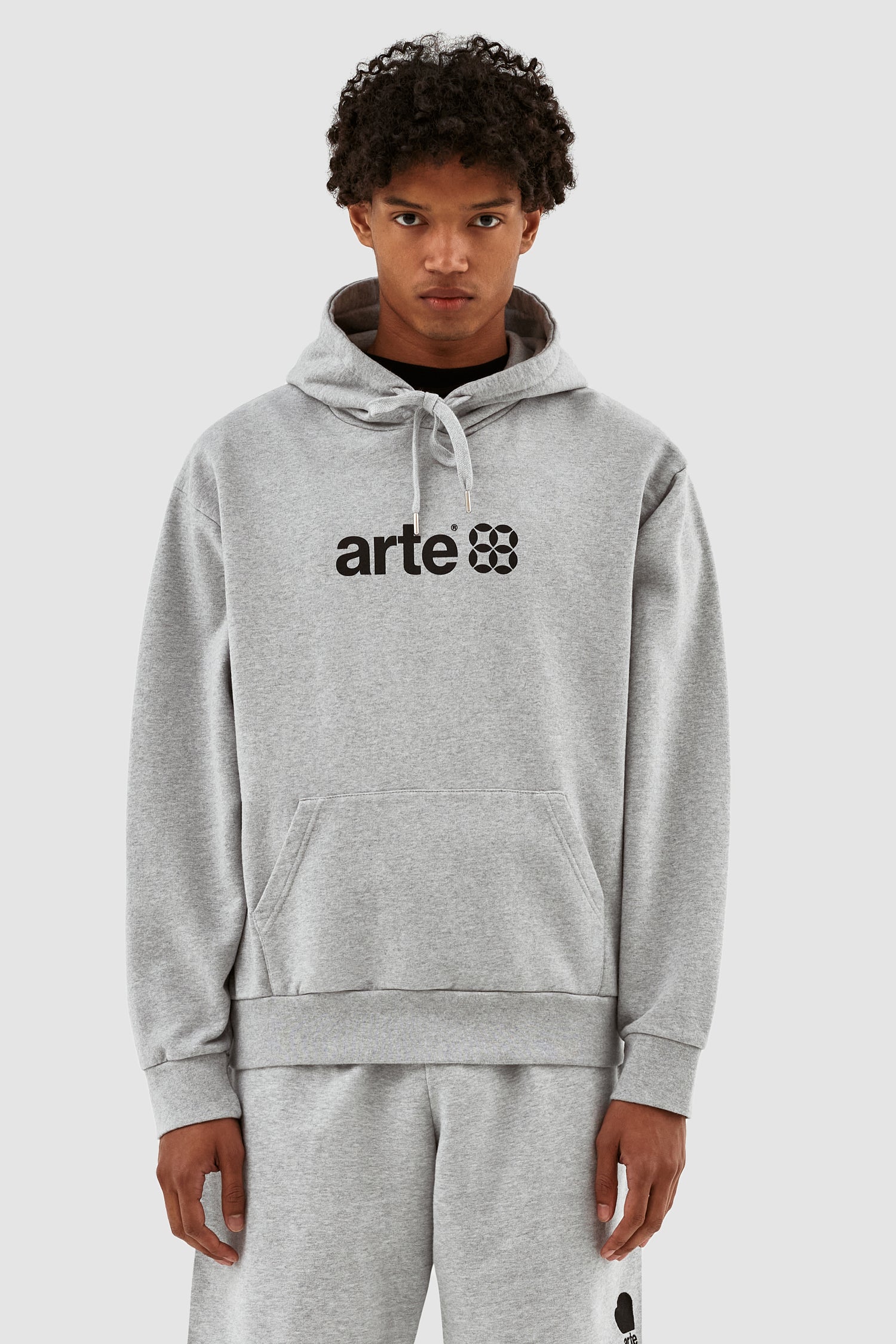 Hannes SS23 Logo Hoodie - Gris