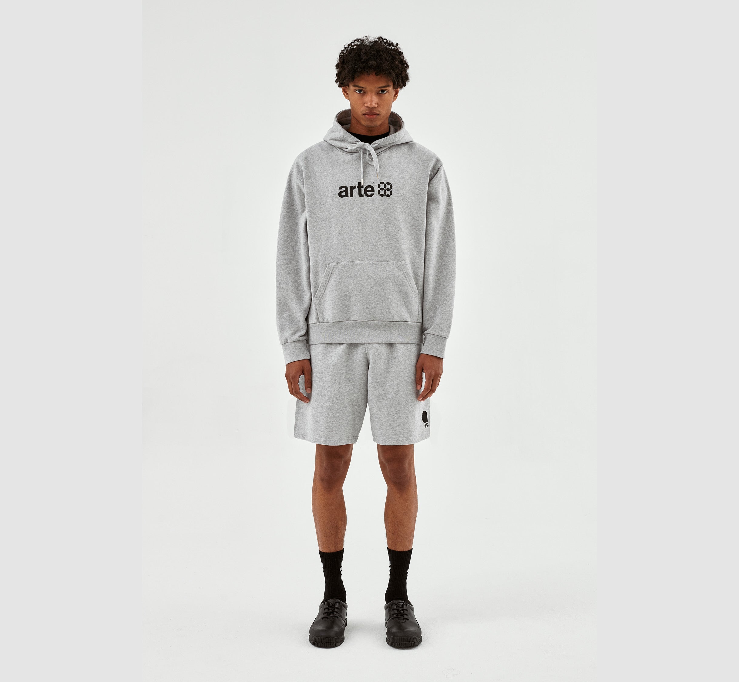 Hannes SS23 Logo Hoodie - Gris