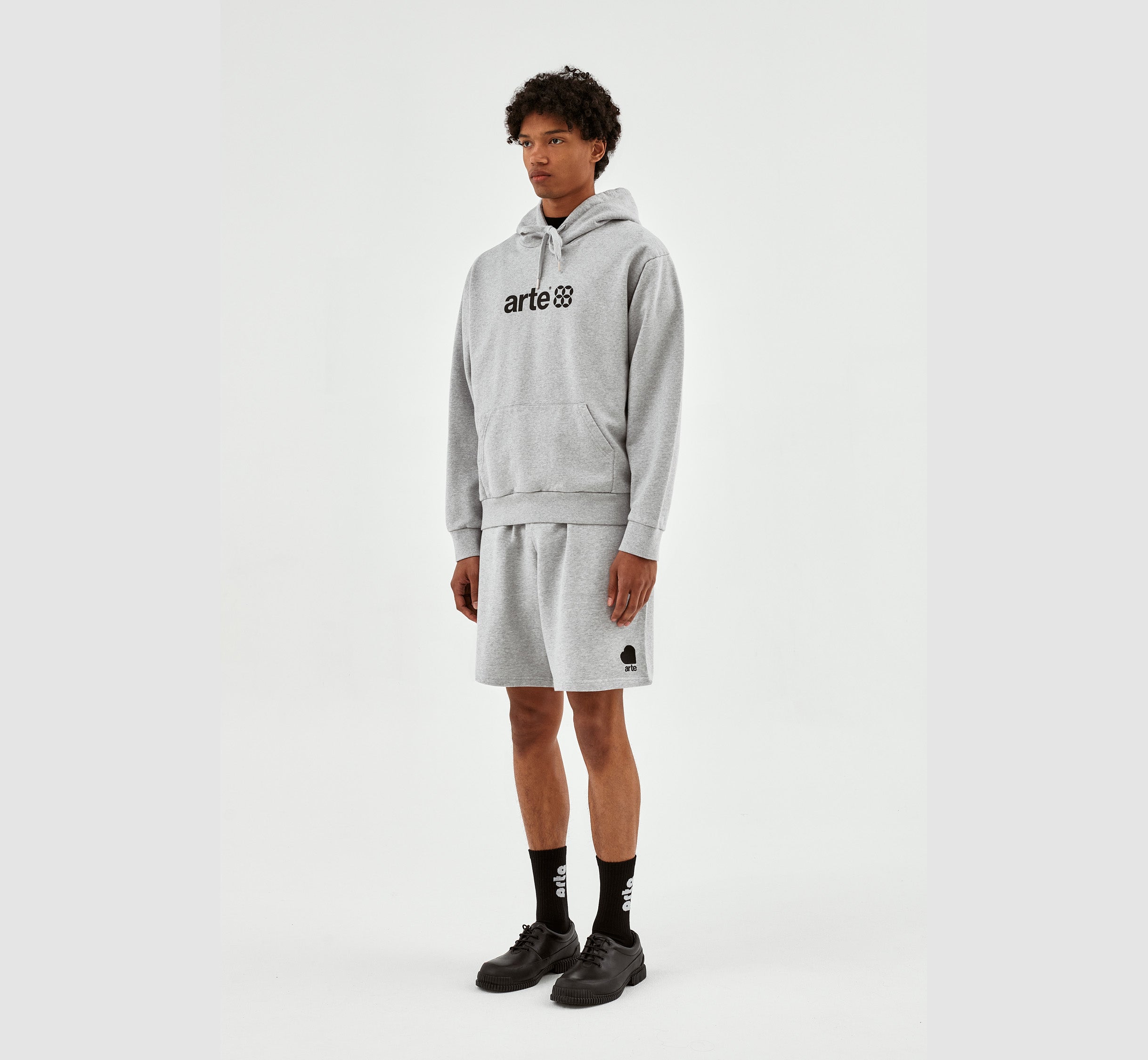 Hannes SS23 Logo Hoodie - Gris