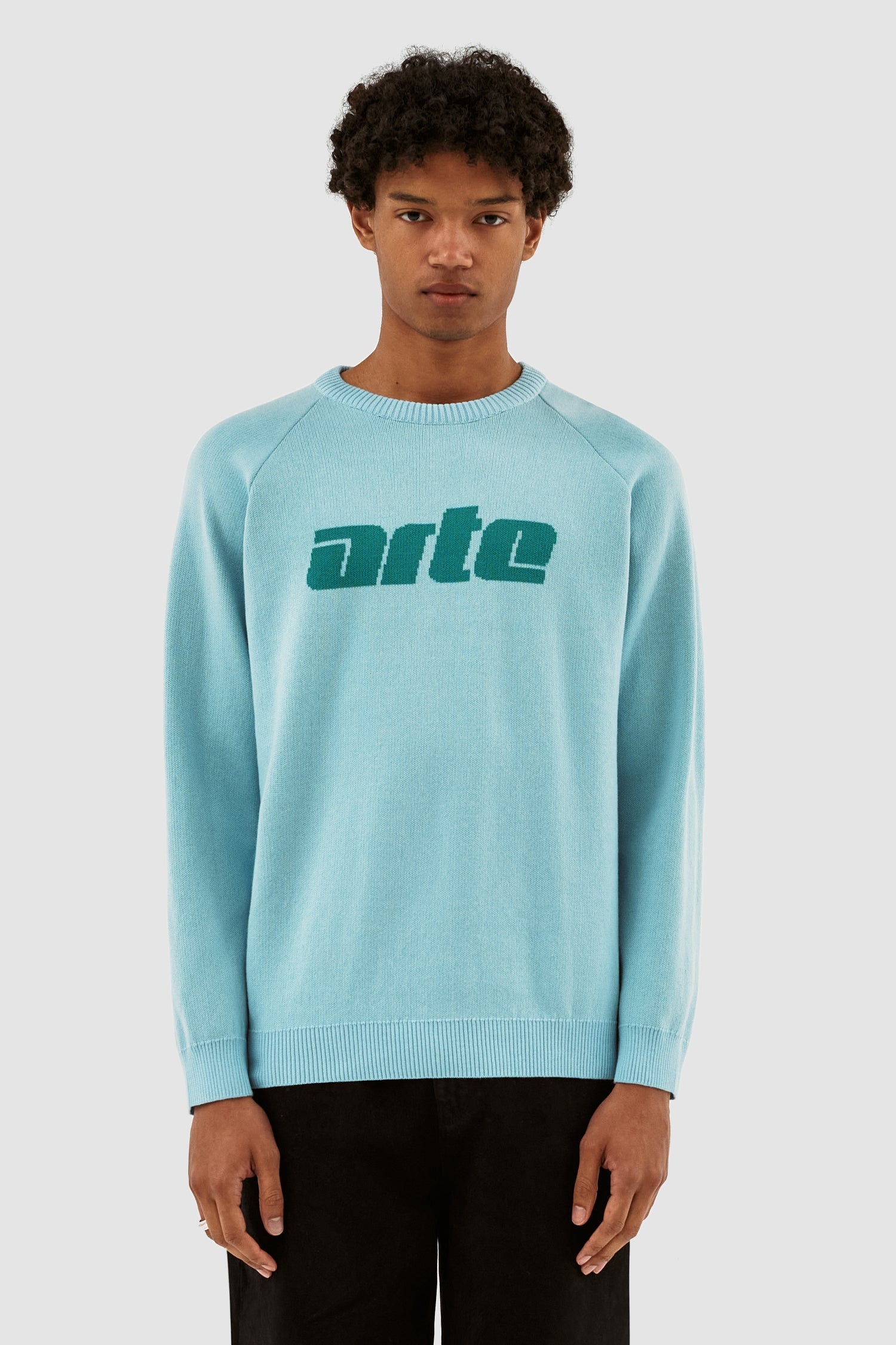 Pull Klee Logo - Bleu clair/bleu lac