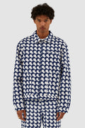 Veste Jackson imprimé Bau - Marine/Blanc
