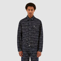 Veste Jackson avec logo Allover - Bleu/Blanc