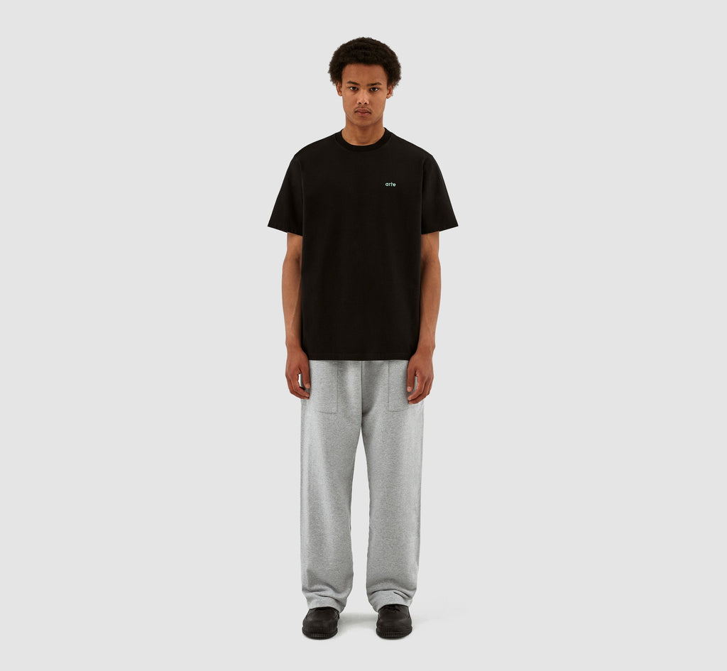 Taut Back G Print T-shirt - Noir