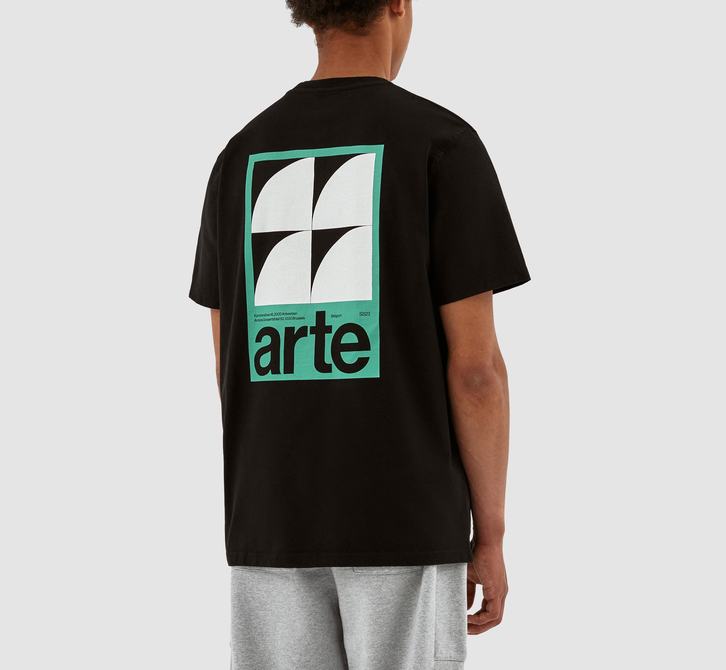 Taut Back G Print T-shirt - Noir