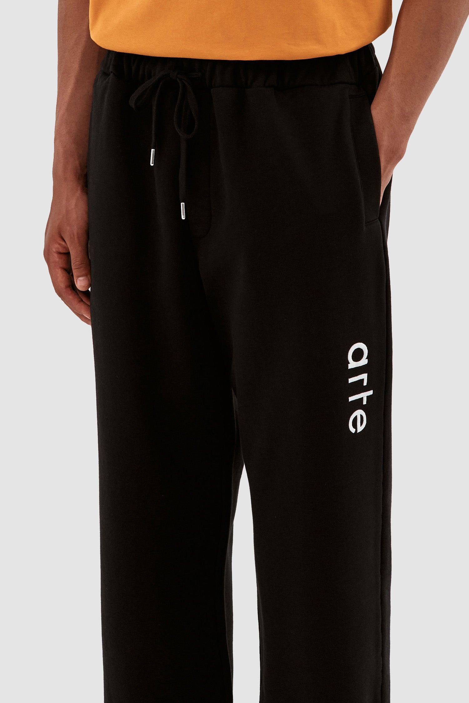 Pantalon à logo latéral Tristian - Noir