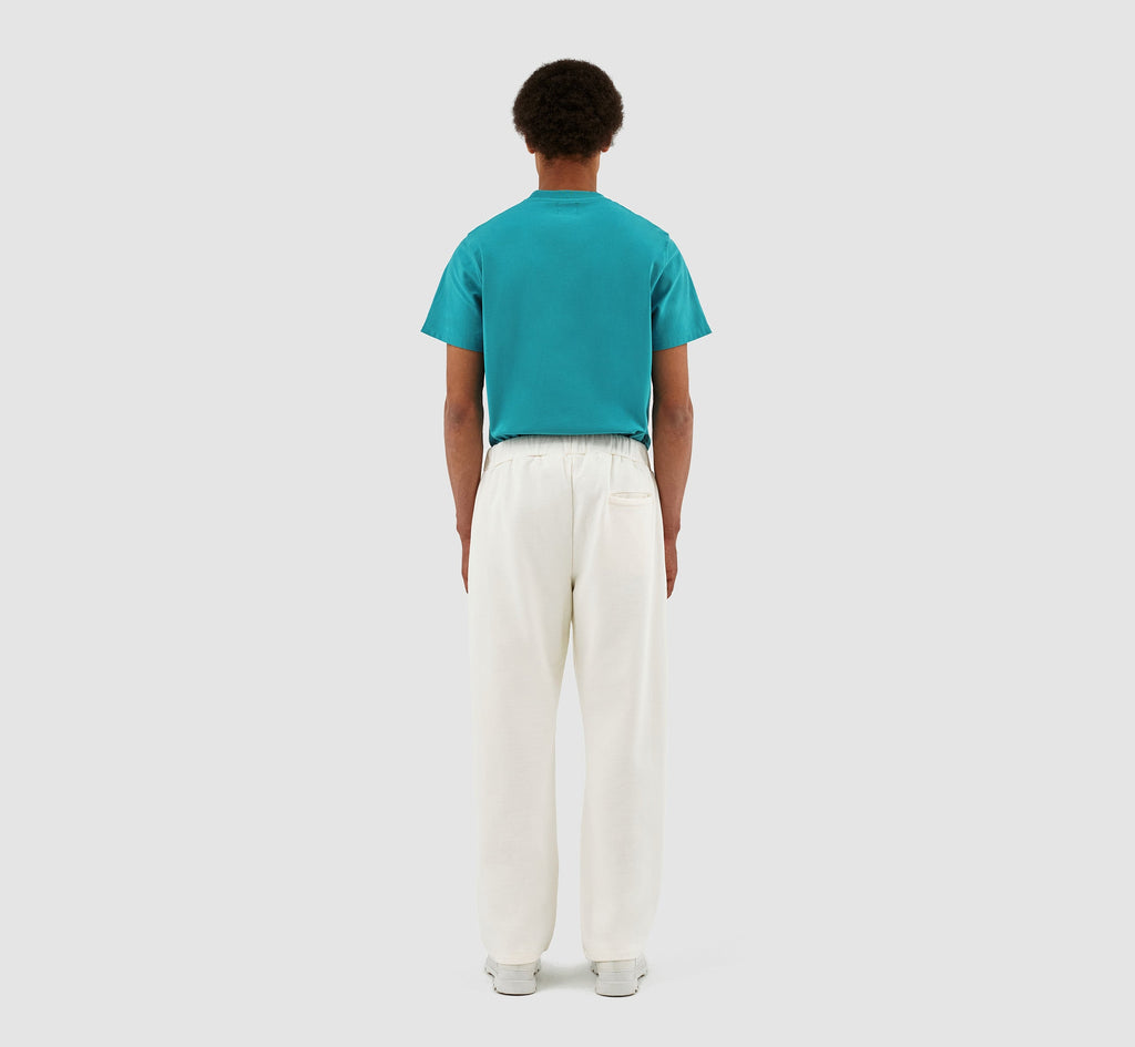 Pantalon à logo latéral Tristian - Crème