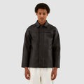 John Leather Jacket - Noir