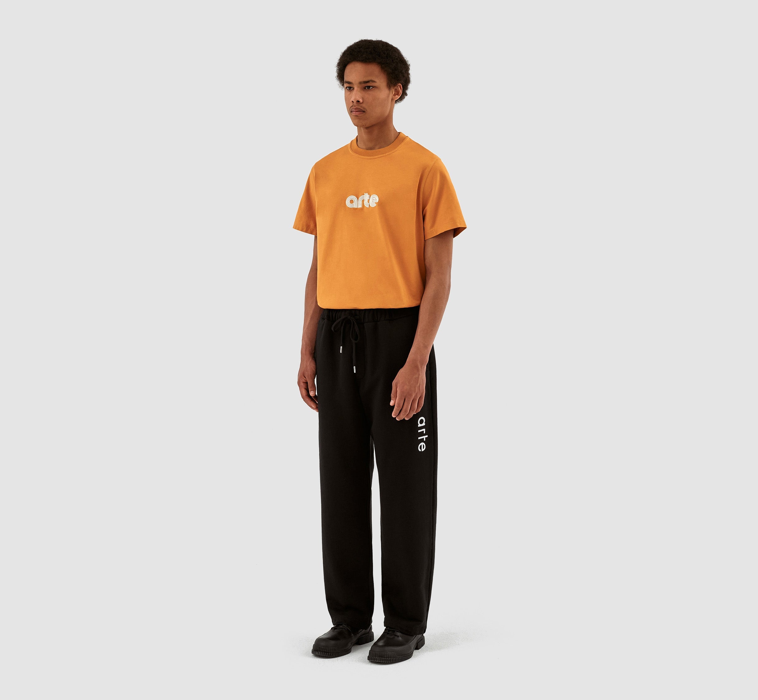Pantalon à logo latéral Tristian - Noir