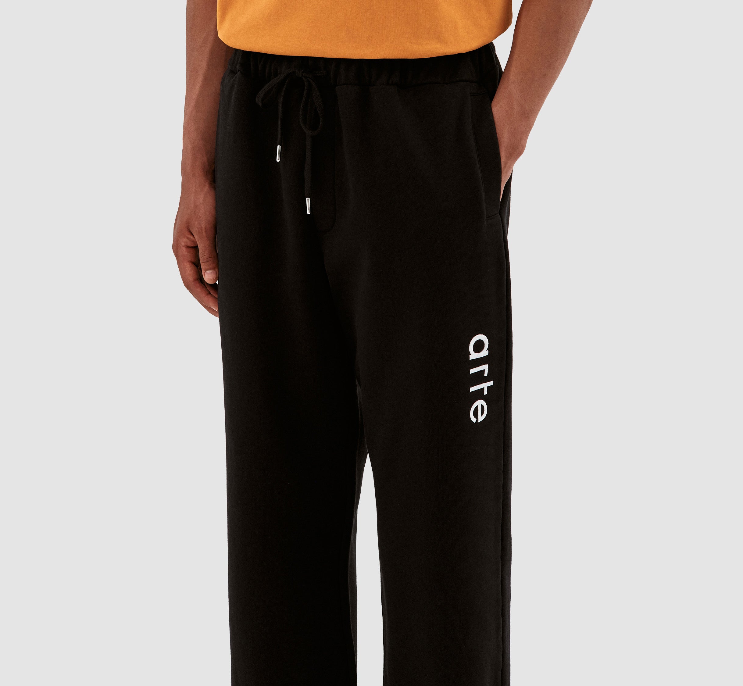 Pantalon à logo latéral Tristian - Noir
