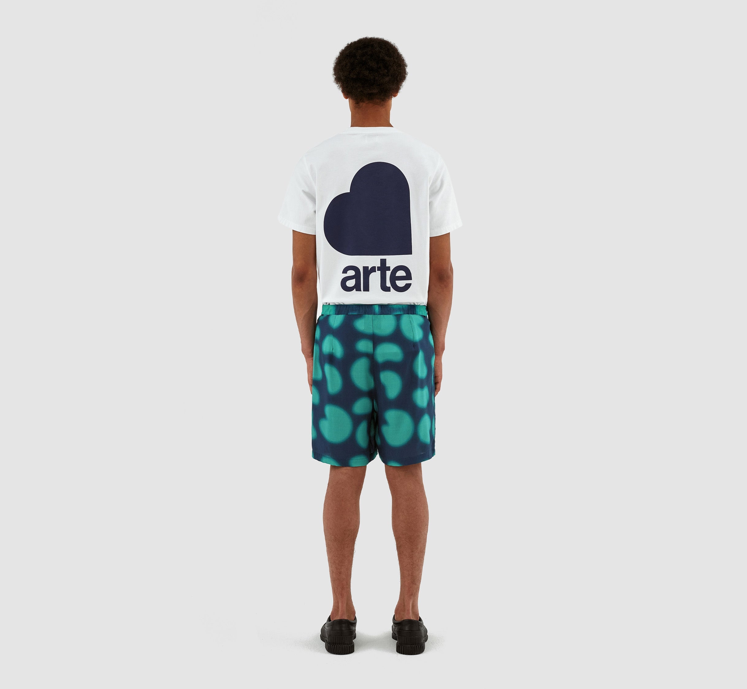 Short imprimé Stolp - Marine/Vert
