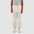 Pantalon à rayures Tristian - Crème/Gris clair