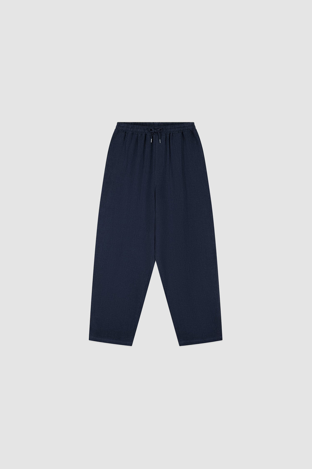 Pantalon en lin - Bleu marine