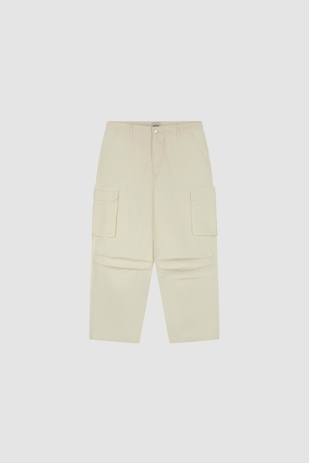 Pantalon cargo en ribstop - Crème