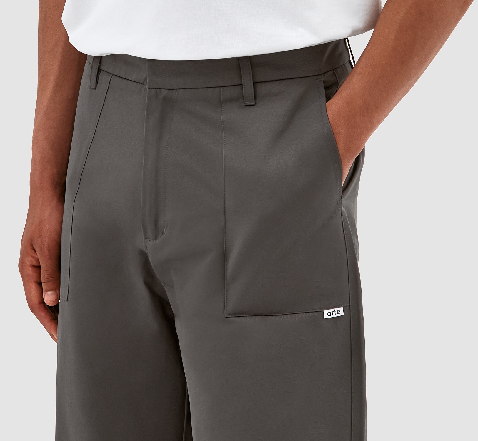 Pantalon à poches Packer - Gris
