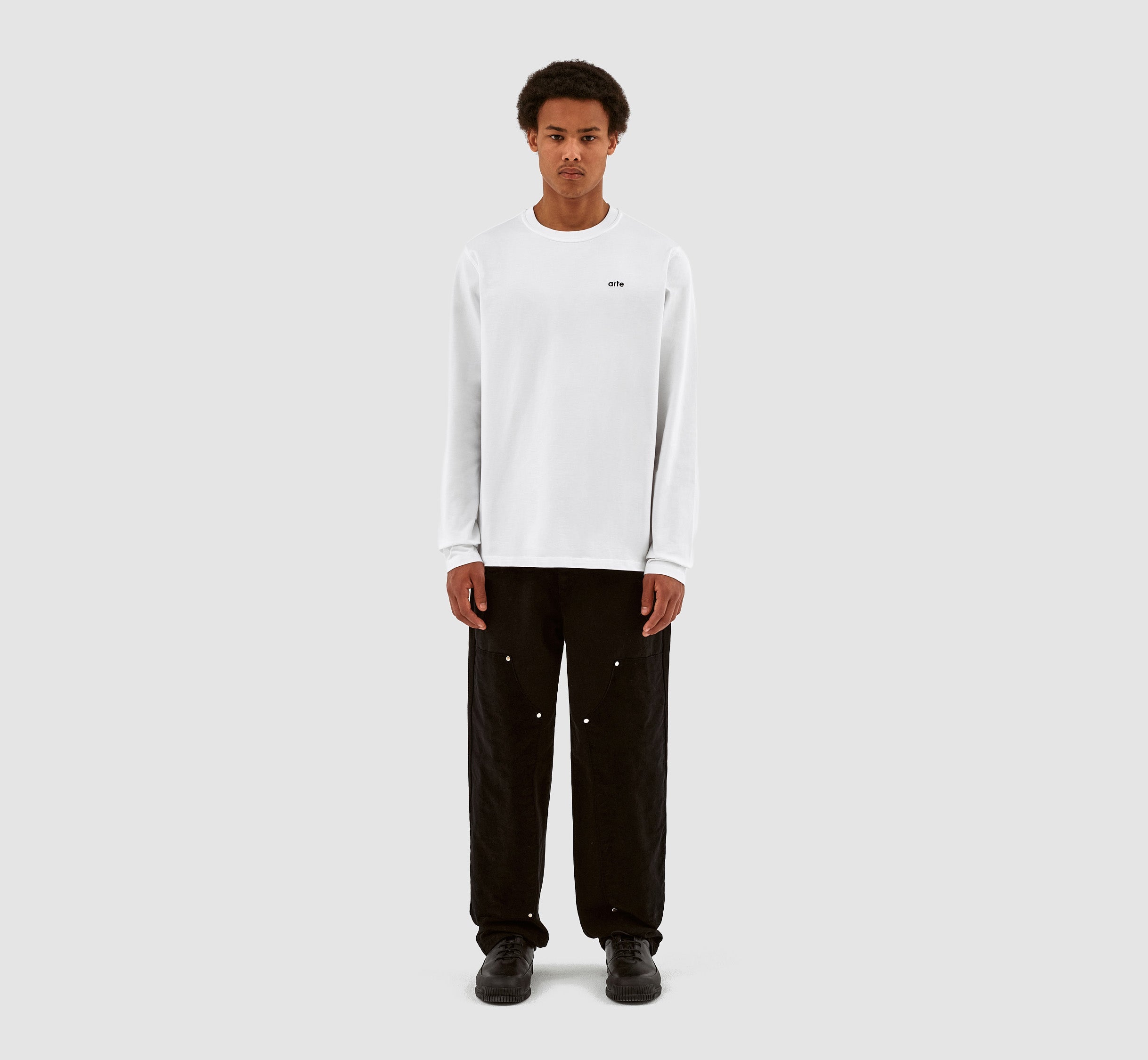 Manches longues Lee Back Tag - Blanc