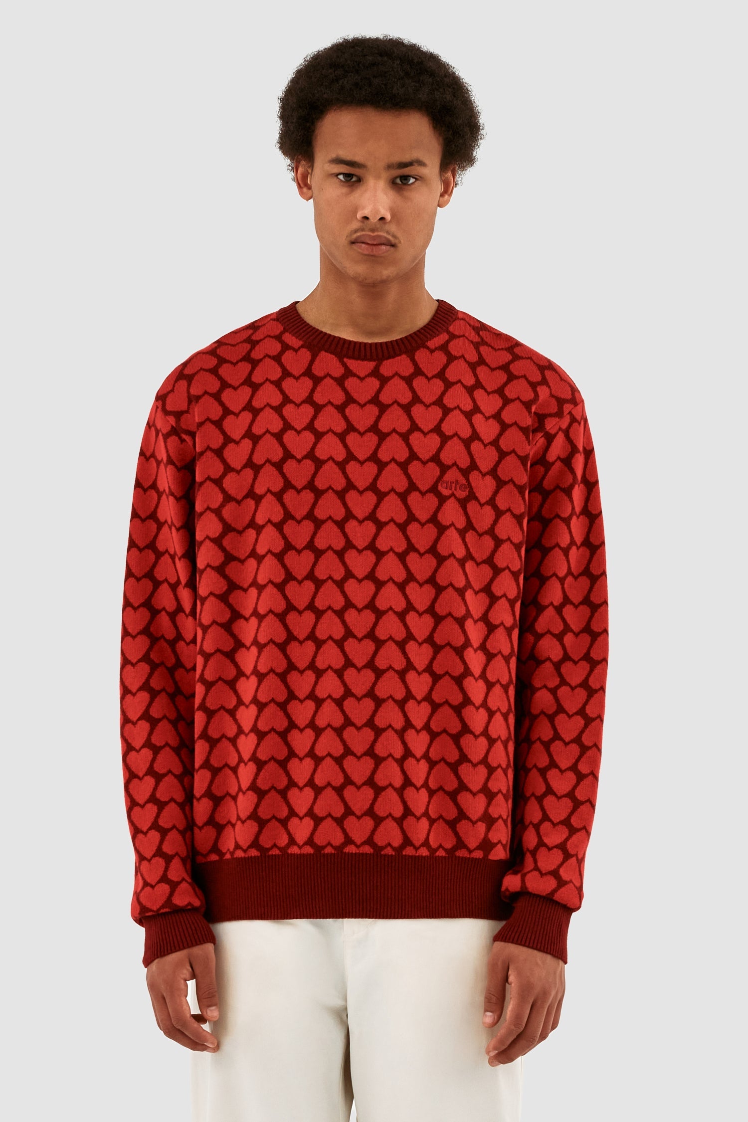 Pull Kobe Heart - Rouge/Bordeaux