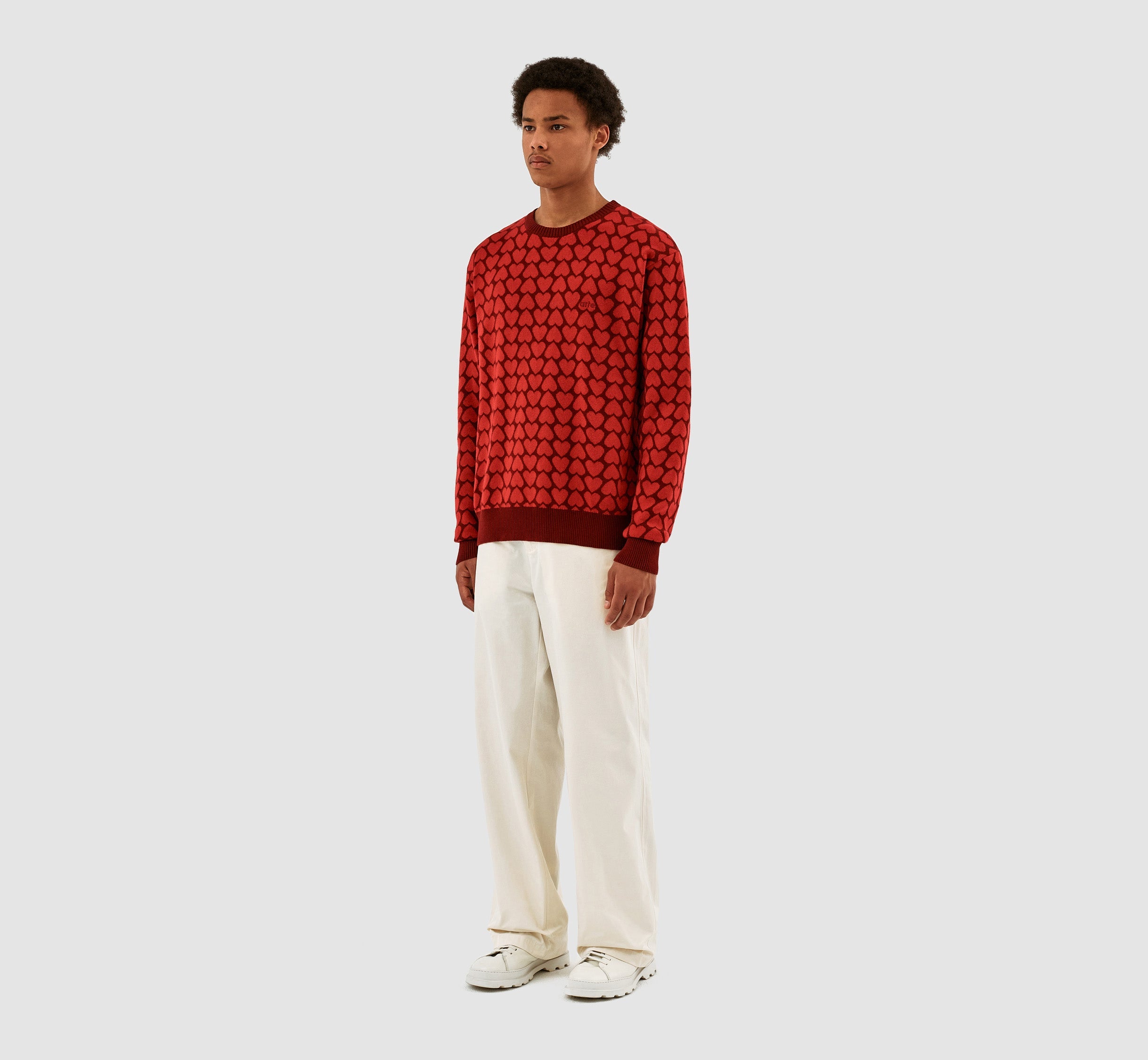 Pull Kobe Heart - Rouge/Bordeaux
