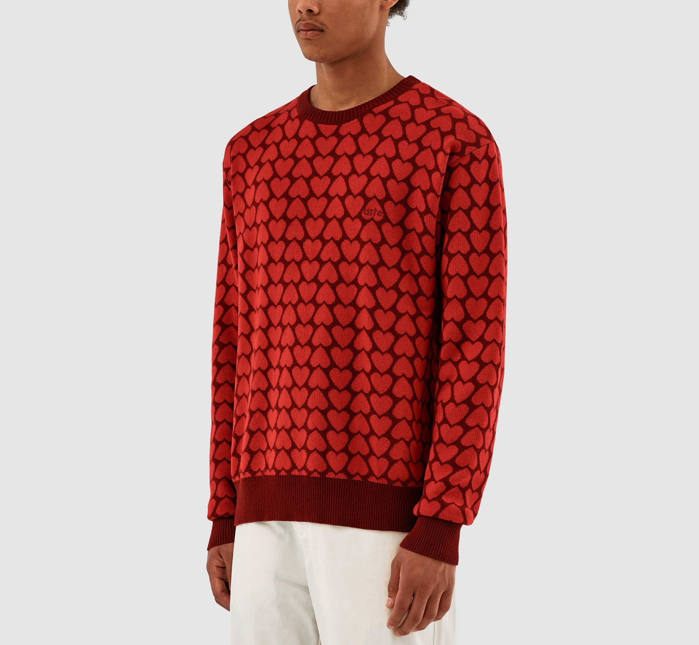Pull Kobe Heart - Rouge/Bordeaux