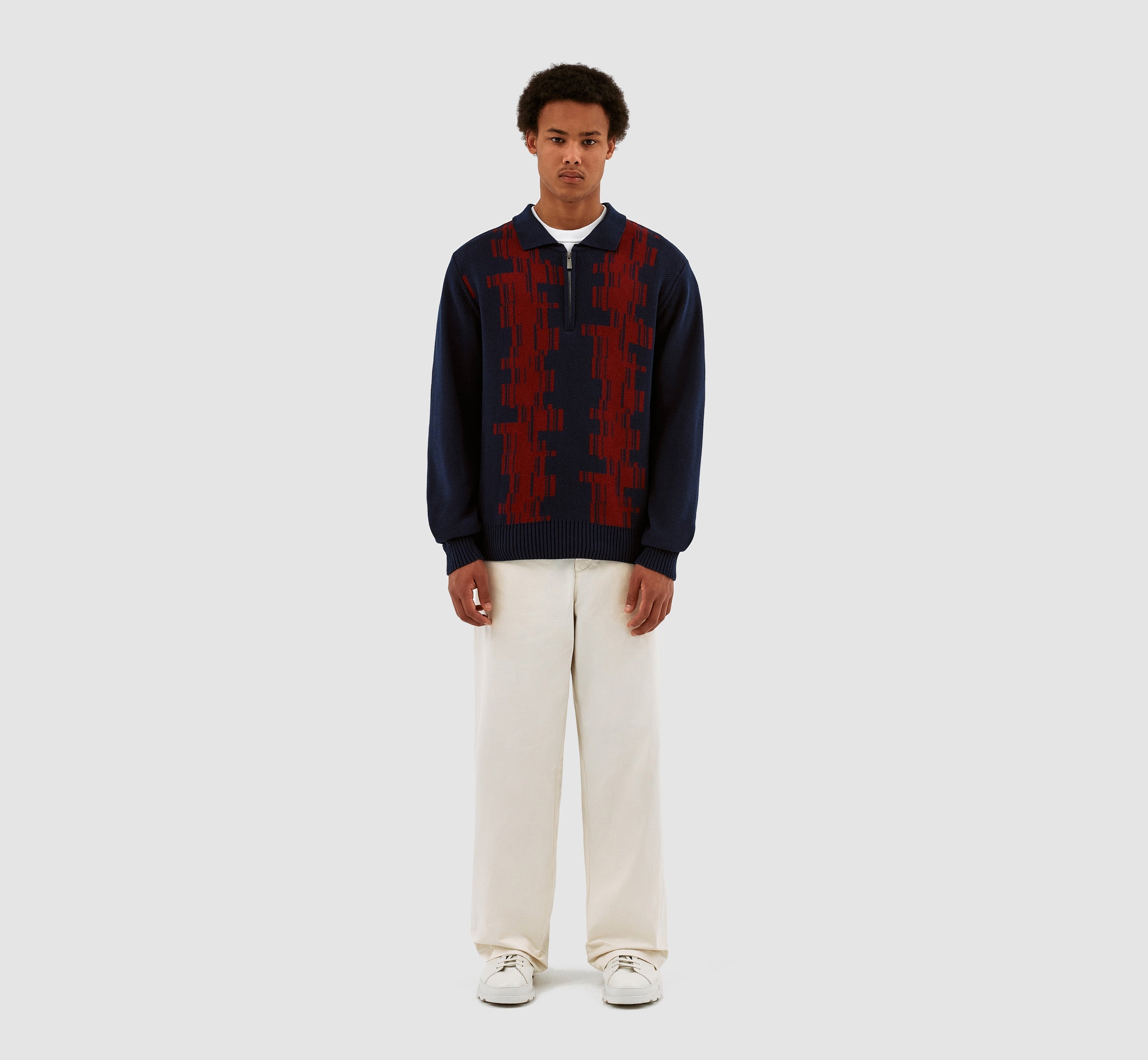 Polo Tertis Know - Marine/Bordeaux