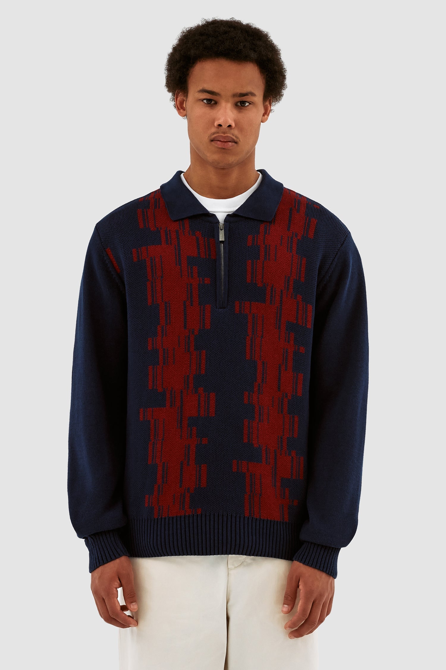 Polo Tertis Know - Marine/Bordeaux
