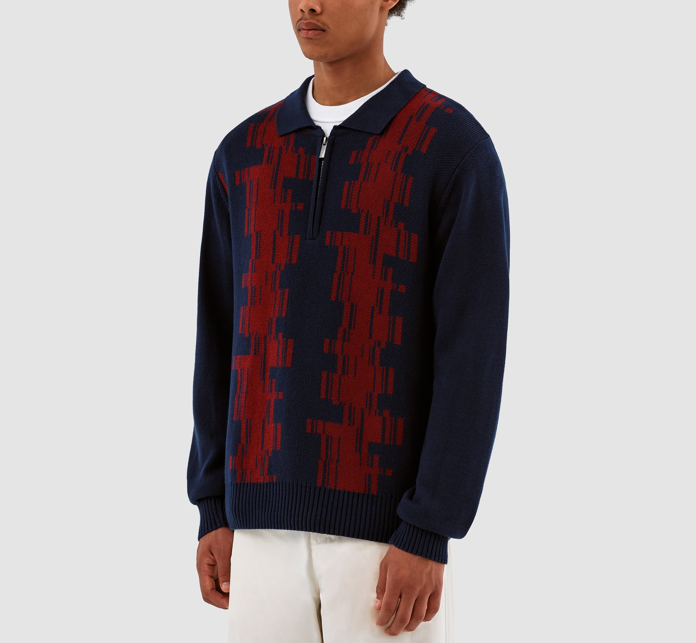 Polo Tertis Know - Marine/Bordeaux