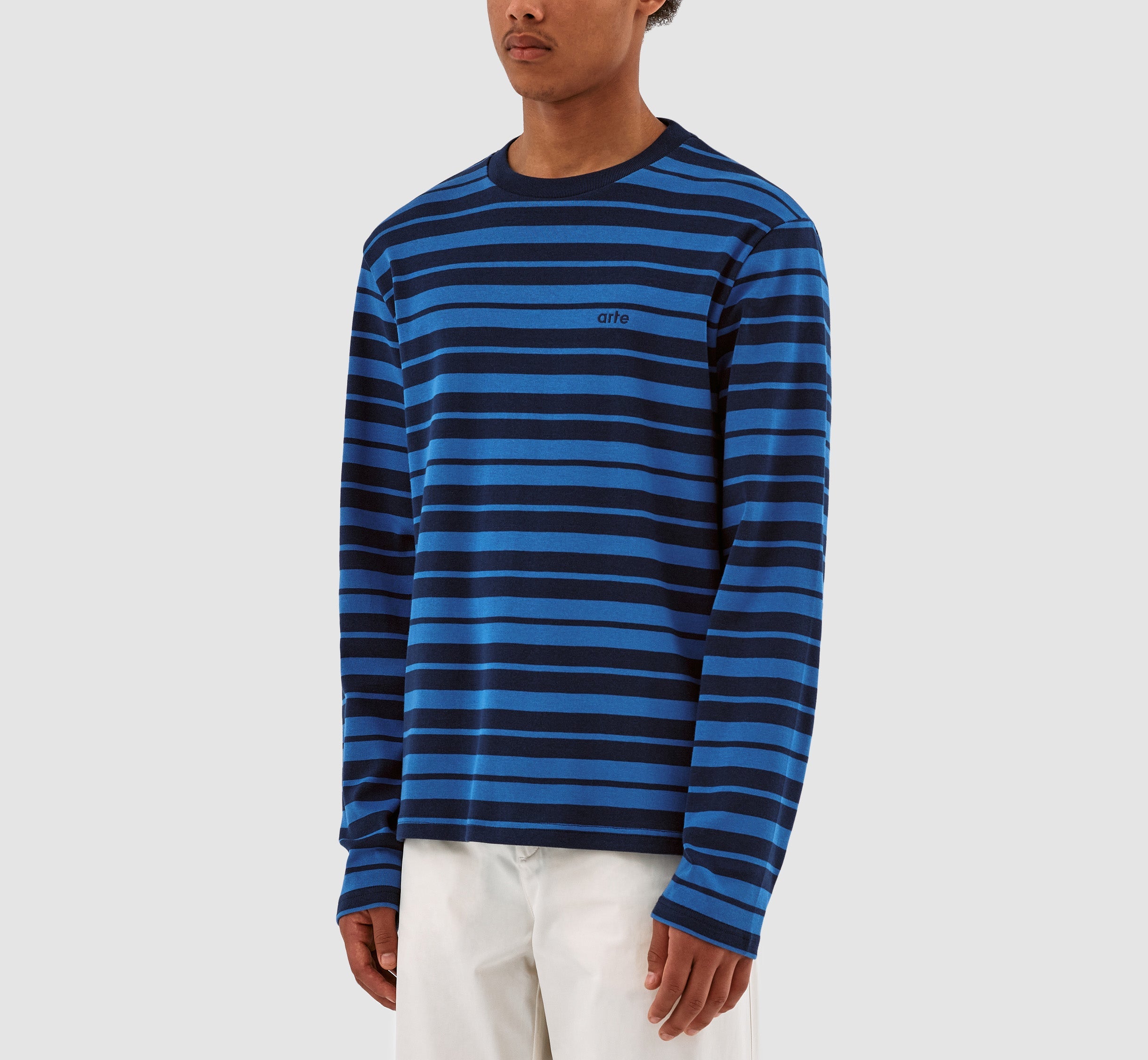 Lee Stripes Longsleeve - Bleu