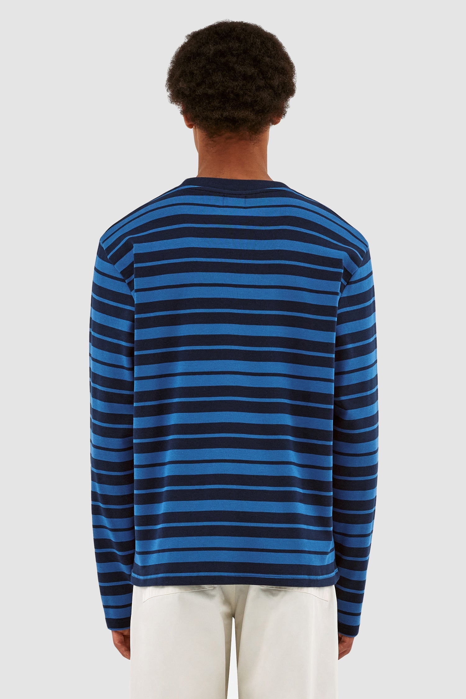 Lee Stripes Longsleeve - Bleu