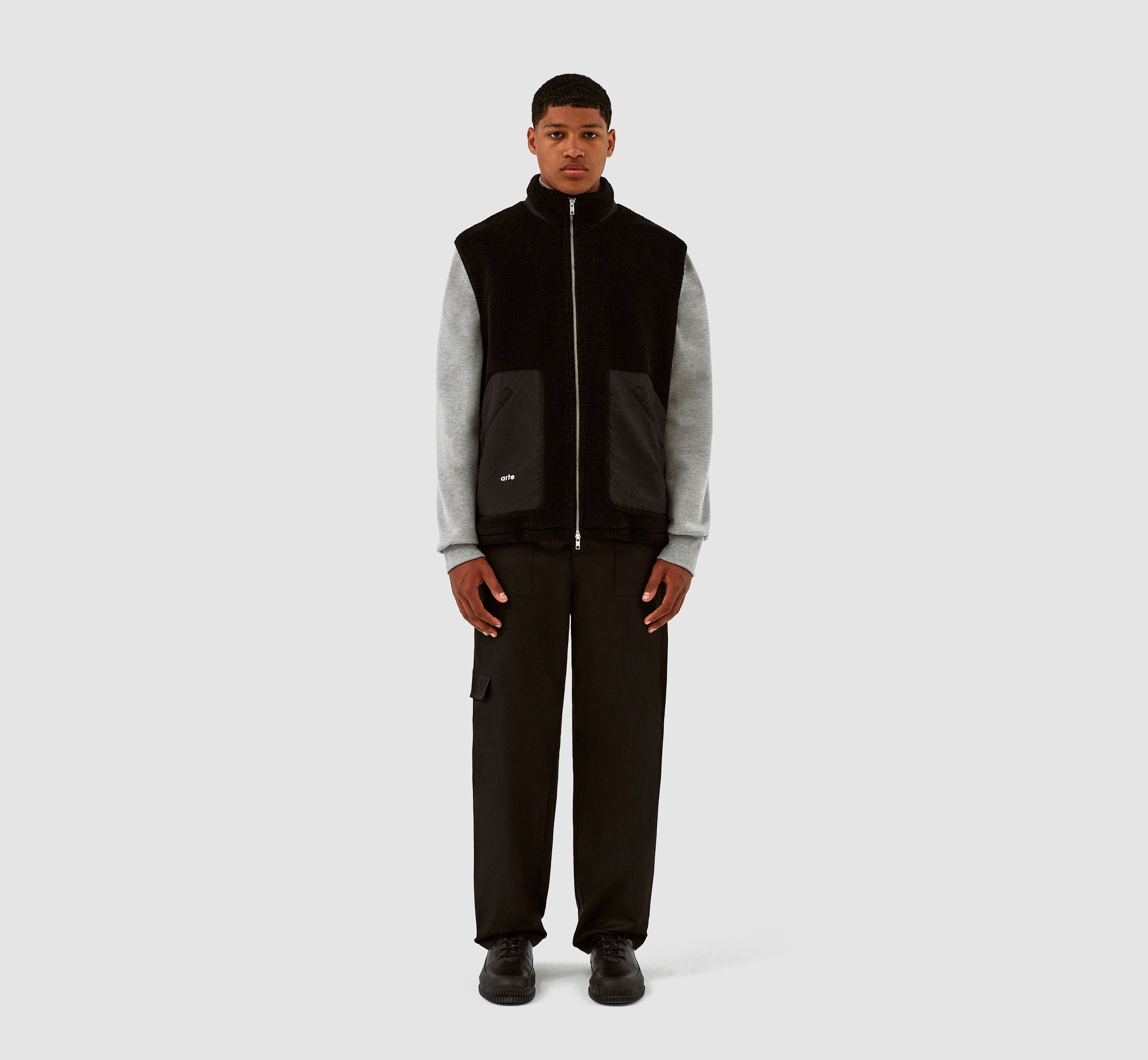 Gilet Sherpa Vince - Noir