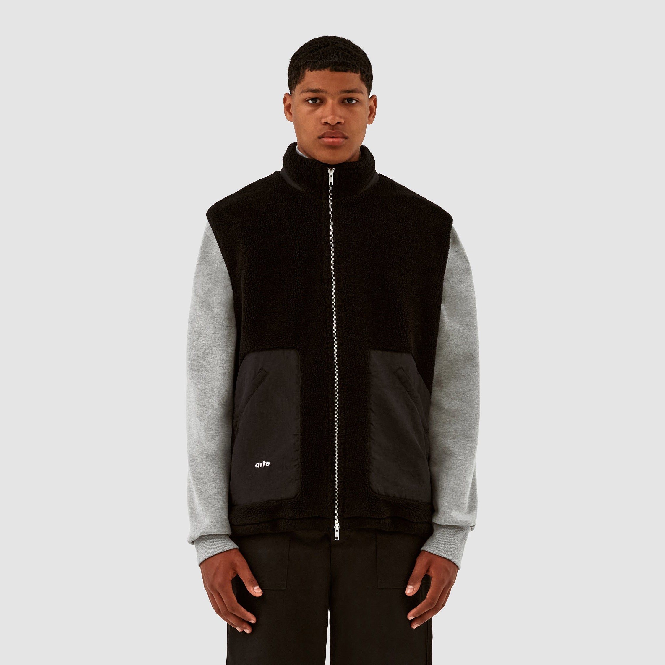 Gilet Sherpa Vince - Noir