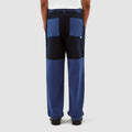 Pantalon en laine et coton Porter - Bleu