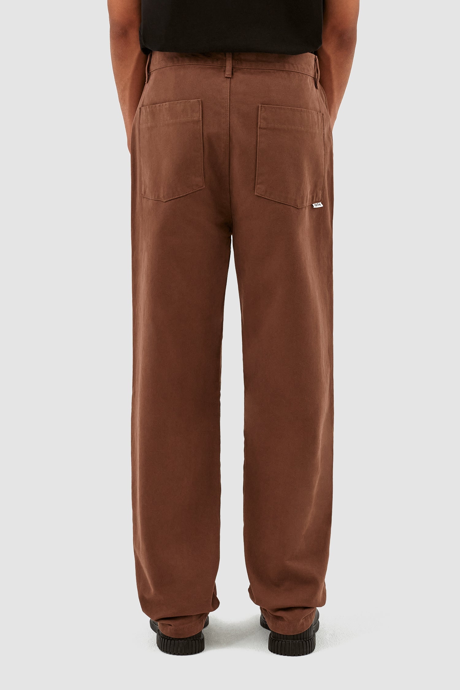Pantalon en velours de coton Porter - Marron