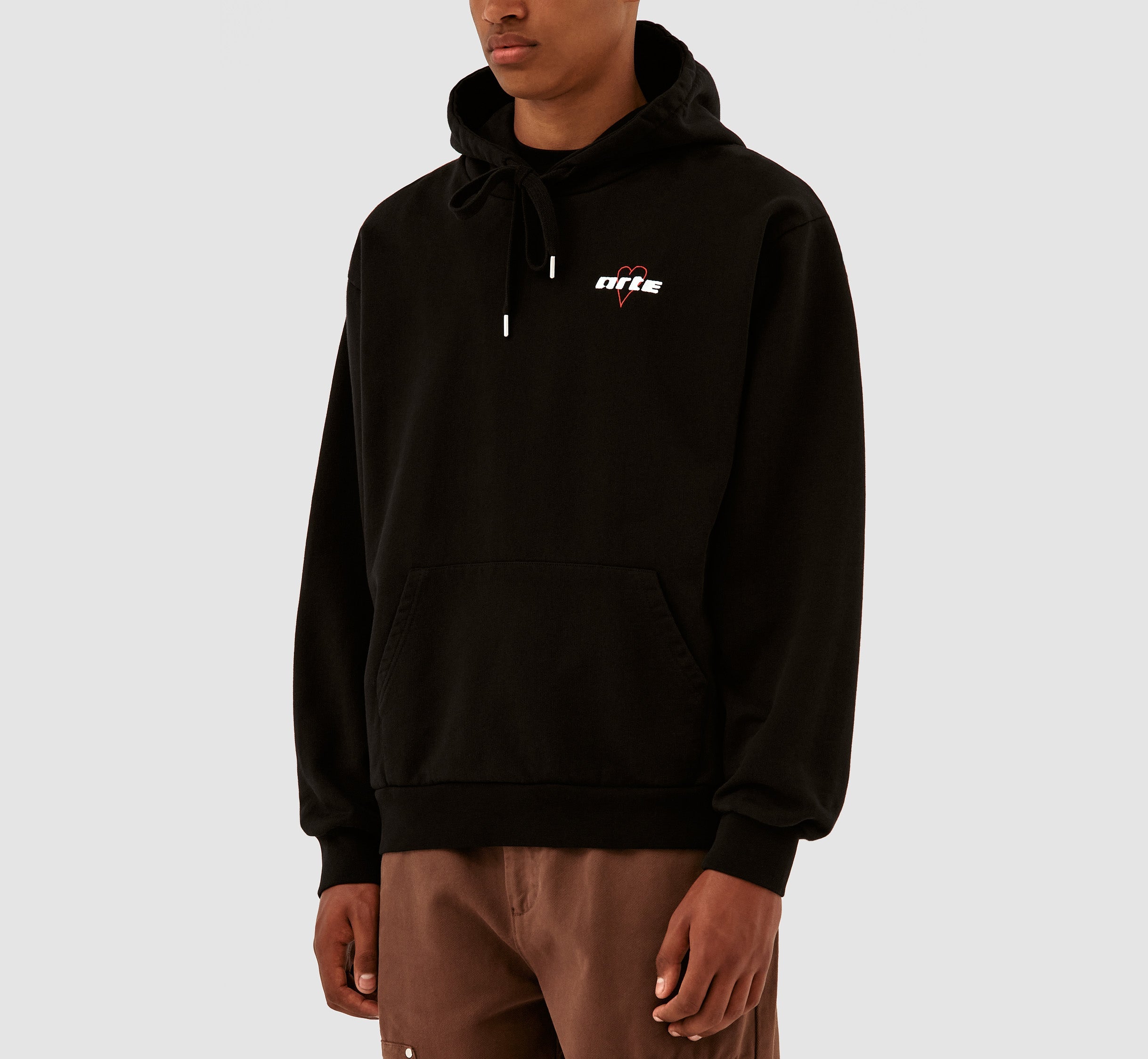 Sweat à capuche Harris Heart Logo Small - Noir