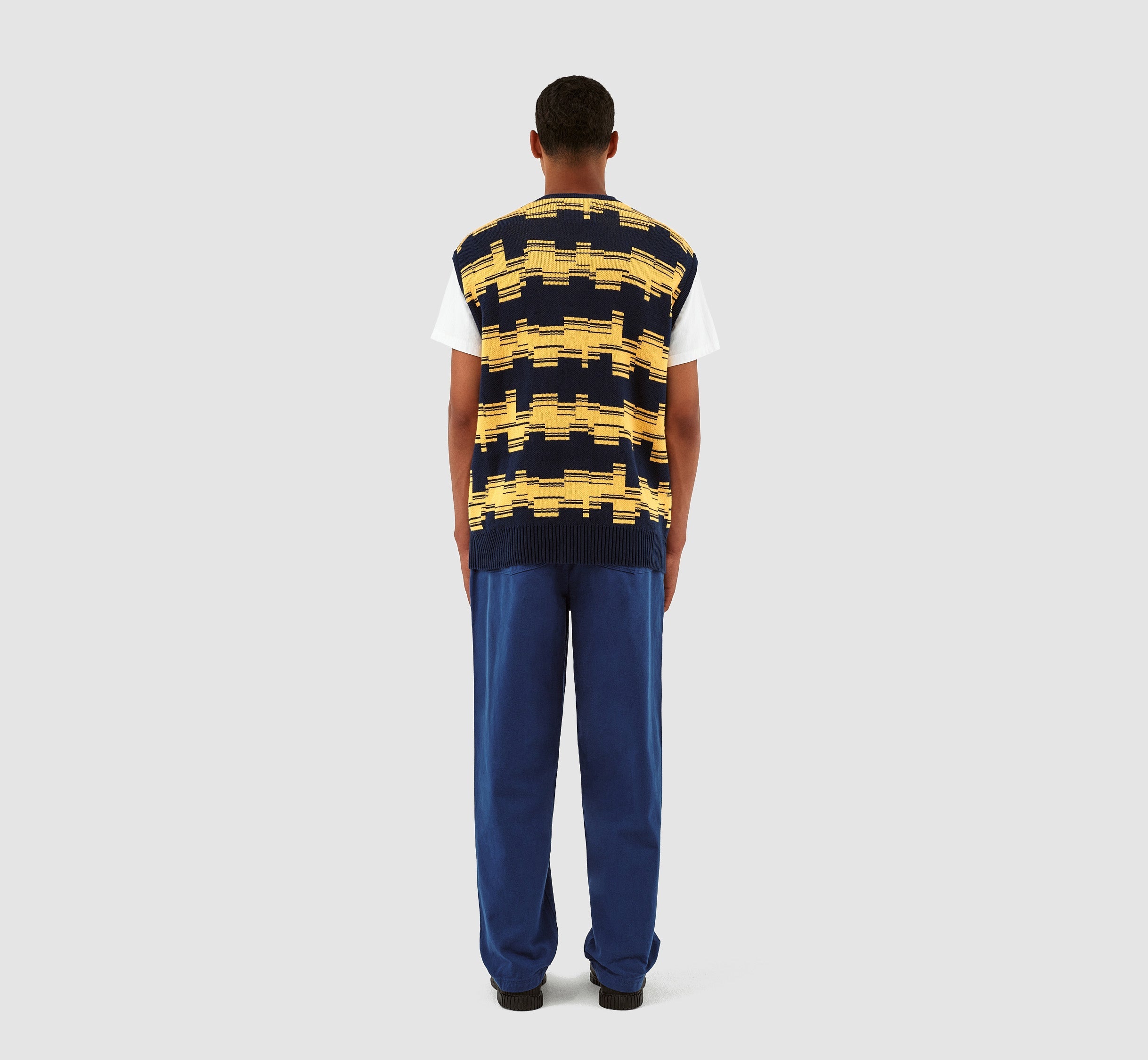 Tricot Karl Tertis - Marine/Jaune