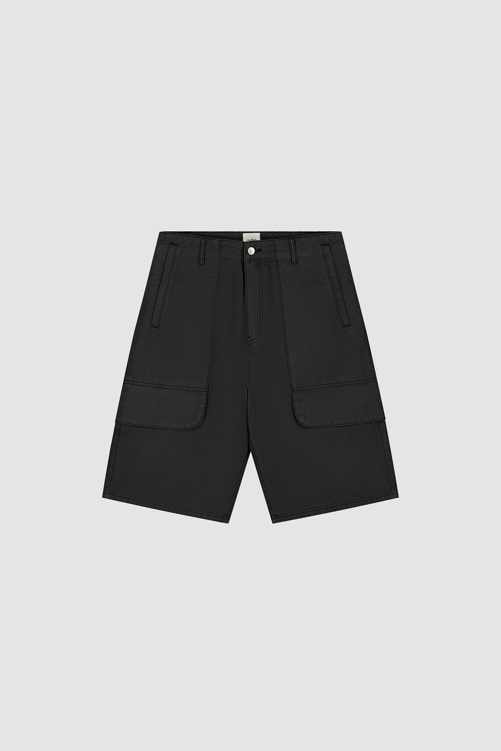 Short cargo en toile - Noir