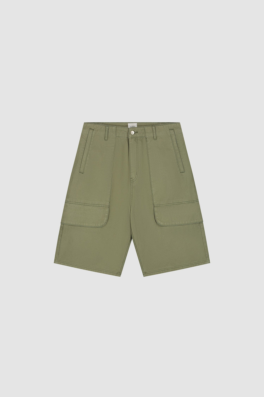 Short cargo en toile - Vert