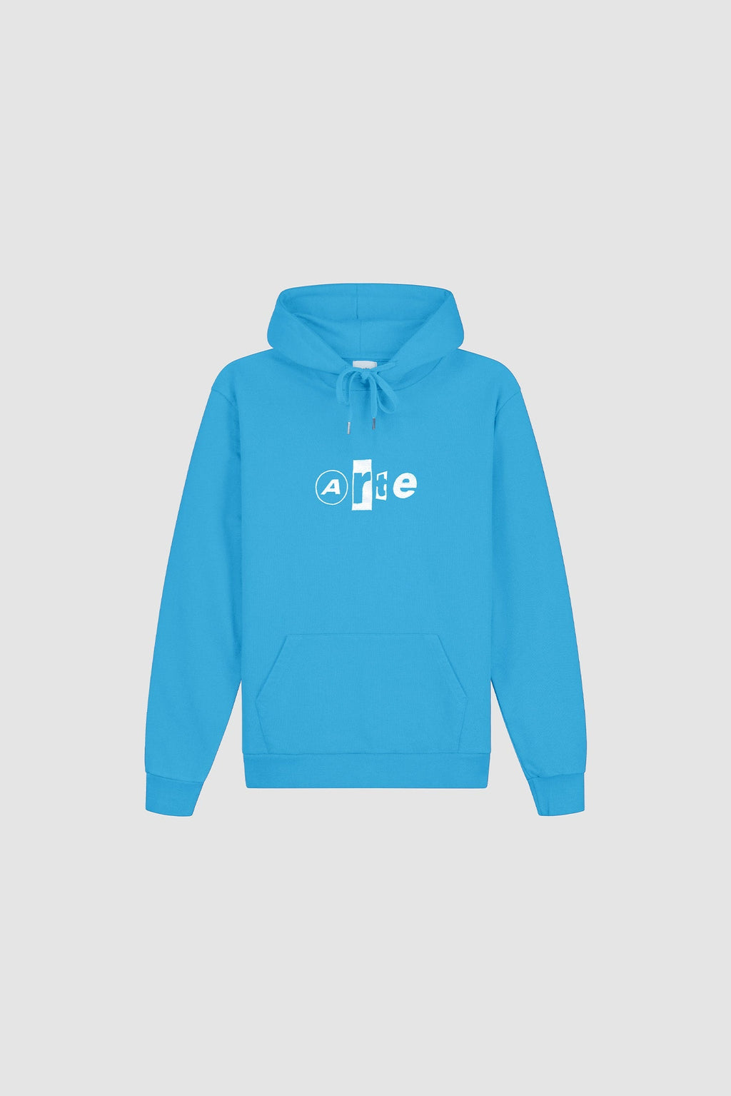 Sweat à capuche avec logo collage - Bleu