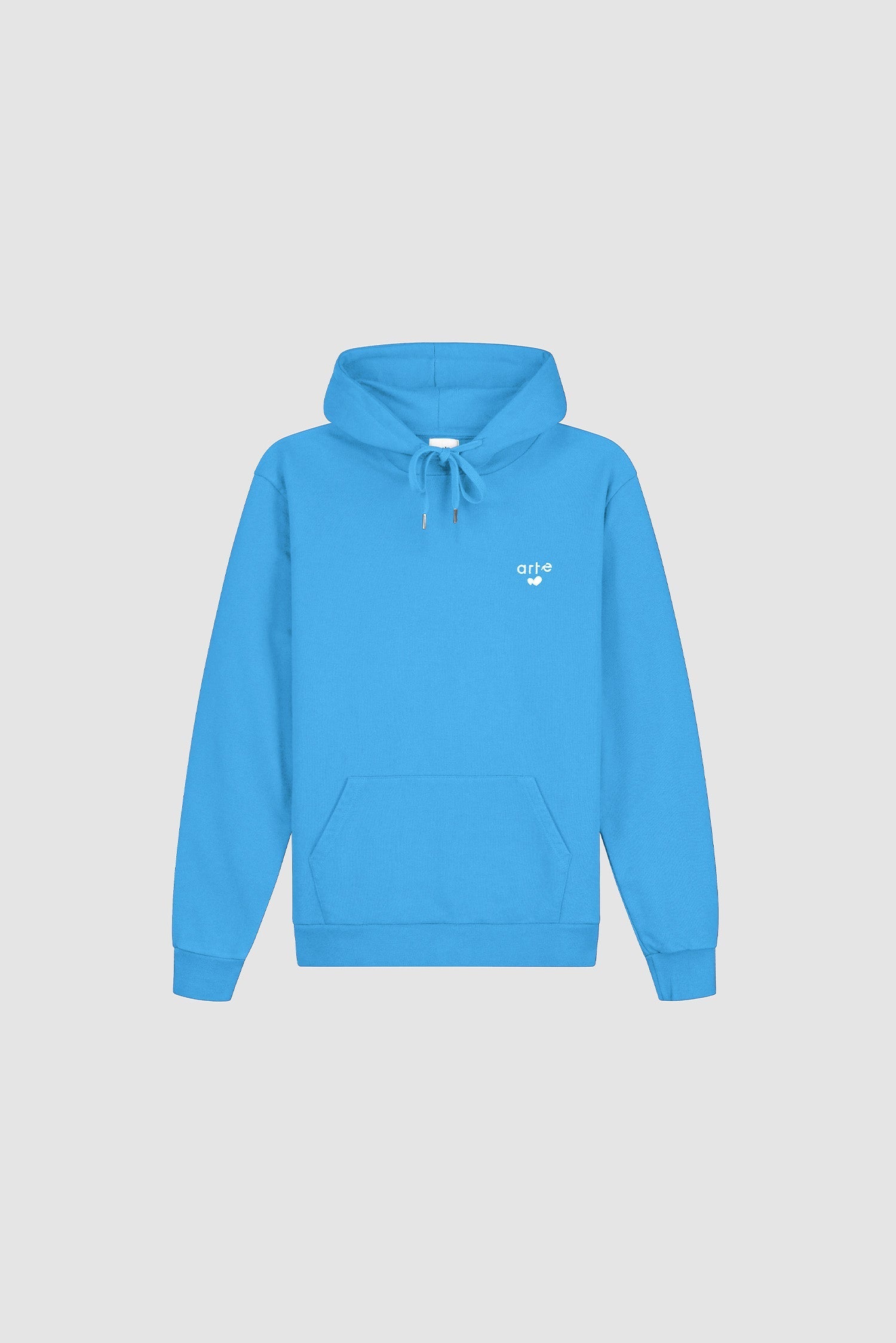 Sweat à capuche avec logo cœur - Bleu