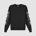 T-shirt à manches courtes et col rond imprimé - Noir