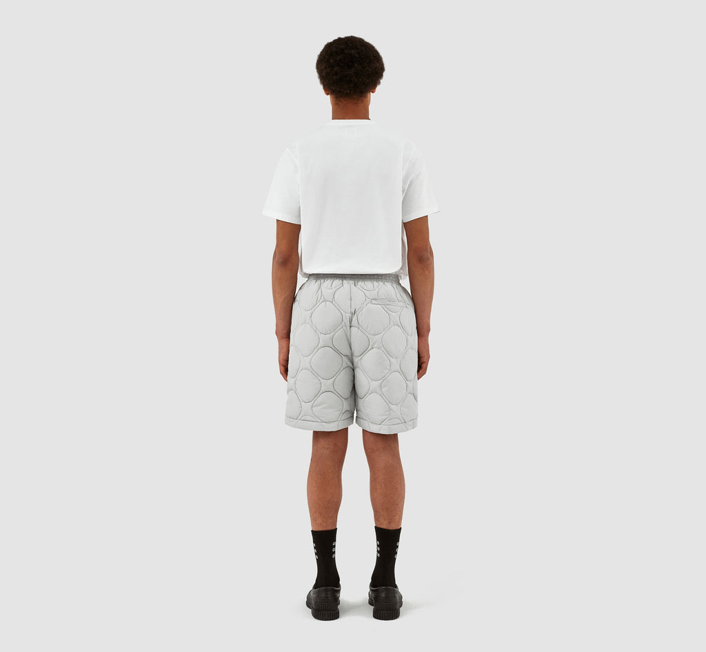 Short matelassé Steiner - Gris clair