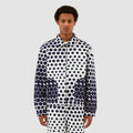 Veste à pois Jackson - Marine/Blanc