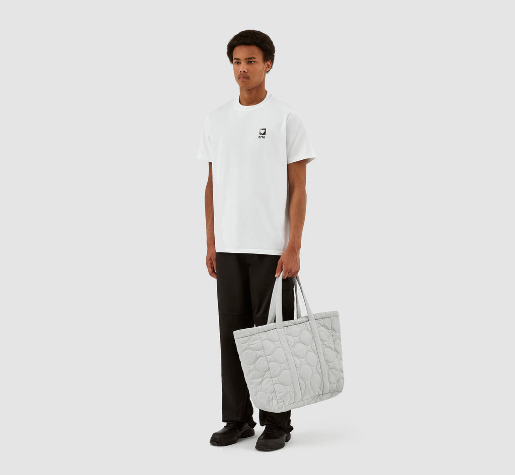 Thompson Totebag matelassé - Gris clair