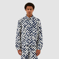 Veste abstraite Jackson - Marine/Blanc