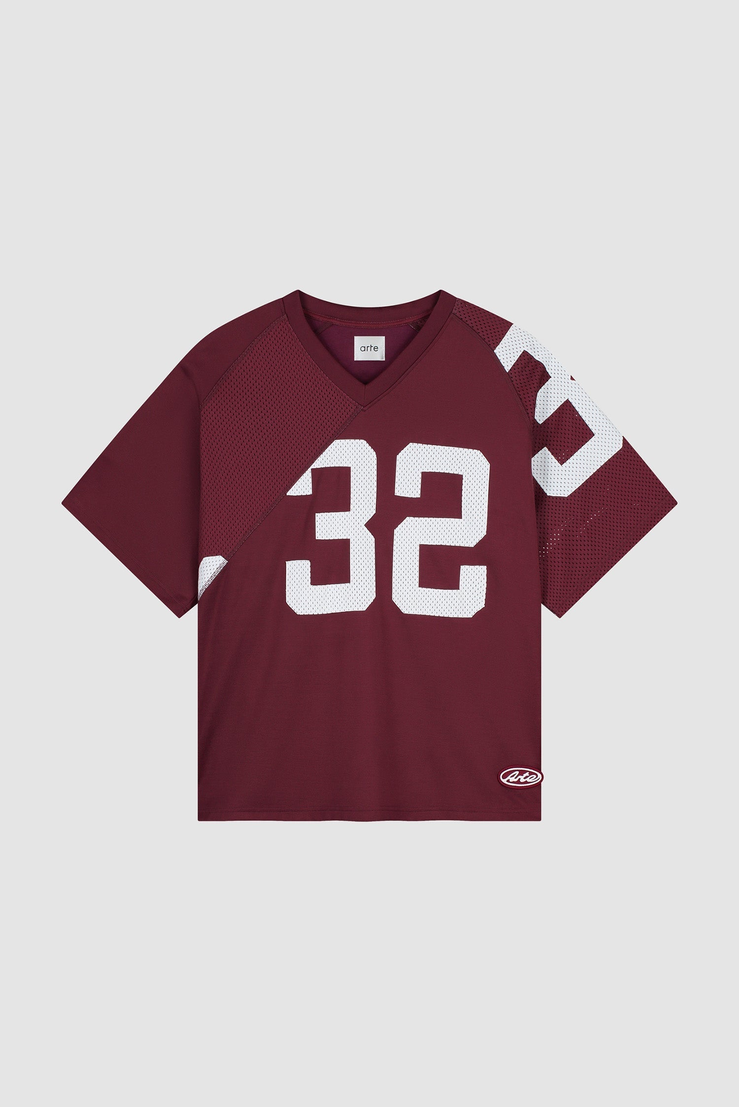 Maillot 32 - Blanc/Bordeaux