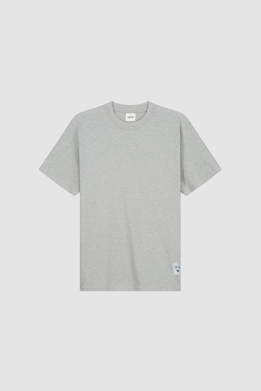 T-shirt à étiquette réversible - Gris