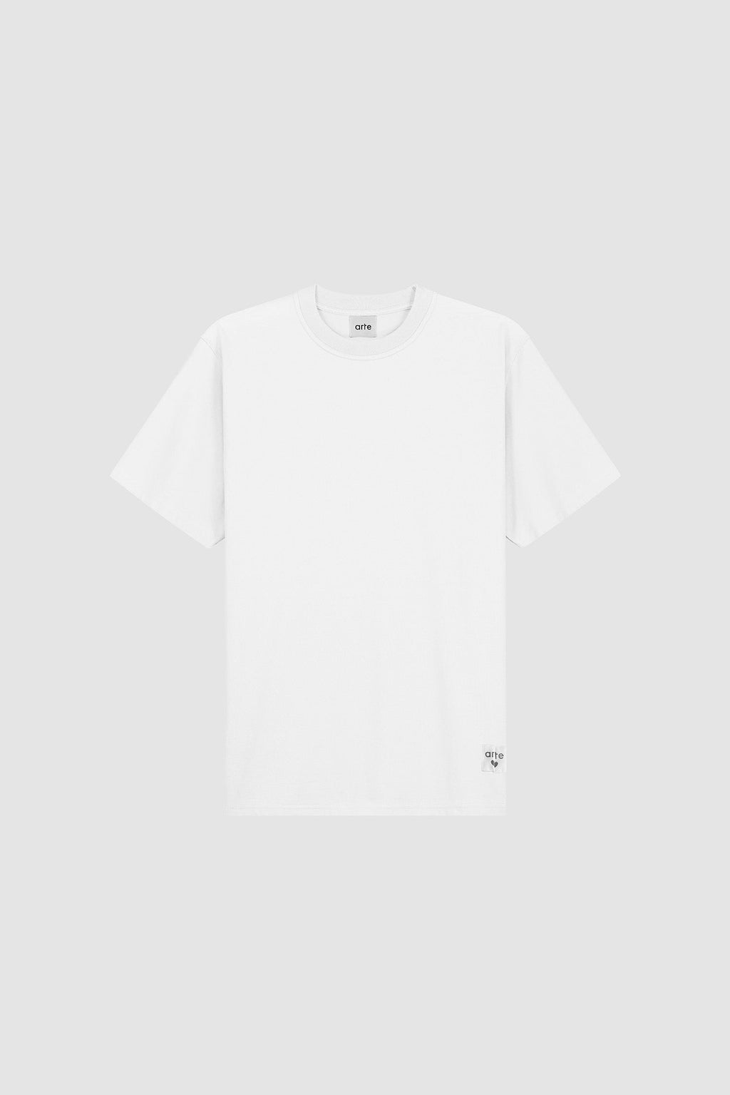 T-shirt à étiquette réversible - Blanc
