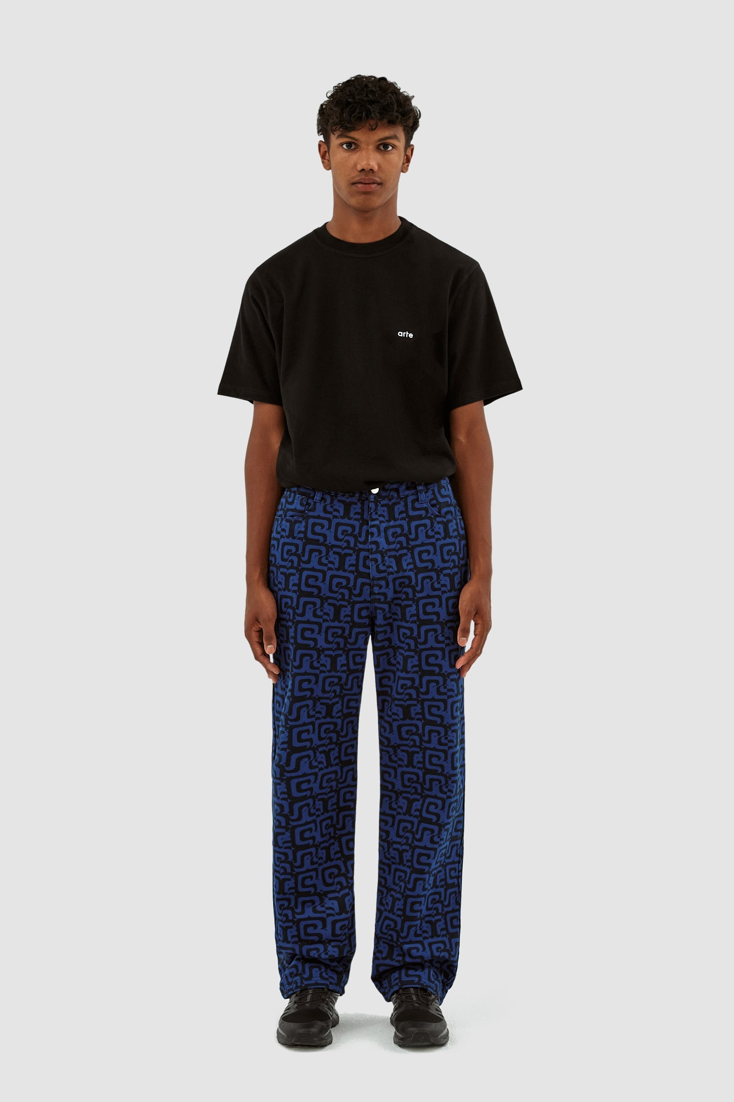 Pantalon Jonas Allover - Marine/Bleu