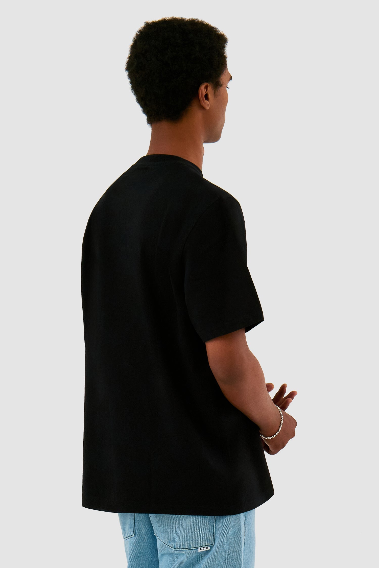 T-shirt avec logo en forme de cœur - Noir